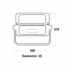 FARETTO LED DA ESTERNO CON PANNELLO SOLARE SENSORE MOVIMENTO CREPUSCOLARE 10W