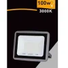 FARETTO LED FARO 100W 9000 LM IP65 GRIGIO LUCE CALDA FREDDA NATURALE EK02-100W-G