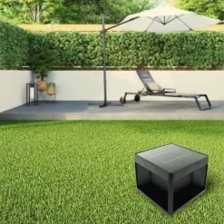 FARETTO LED PANNELLO SOLARE CUBO APPLIQUE PARETE SEGNAPASSO TERRA CCT IP65 QW-3C