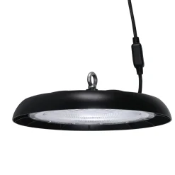 FARETTO LED UFO LAMPADA A SOSPENSIONE 200W 22000LM IP65 LUCE FREDDA 6500K HE-200W-F