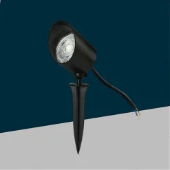 FARETTO LED 7W CON SNODO PICCHETTO STAFFA LAMPADA PER ESTERNO SEGNAPASSI IP65 110