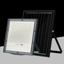 FARETTO PROIETTORE CON PANNELLO SOLARE LED IP66 100W LUCE SELEZIONABILE CCT SFL516-100W-3C