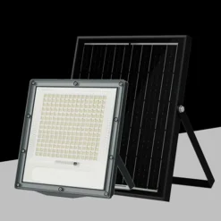FARETTO PROIETTORE CON PANNELLO SOLARE LED IP66 200W LUCE SELEZIONABILE CCT SFL516-200W-3C