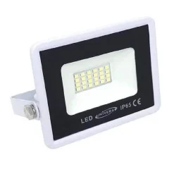 FARETTO PROIETTORE DA ESTERNO 20W BIANCO IP65 LUCE CALDA FREDDA NATURALE F20W-B1