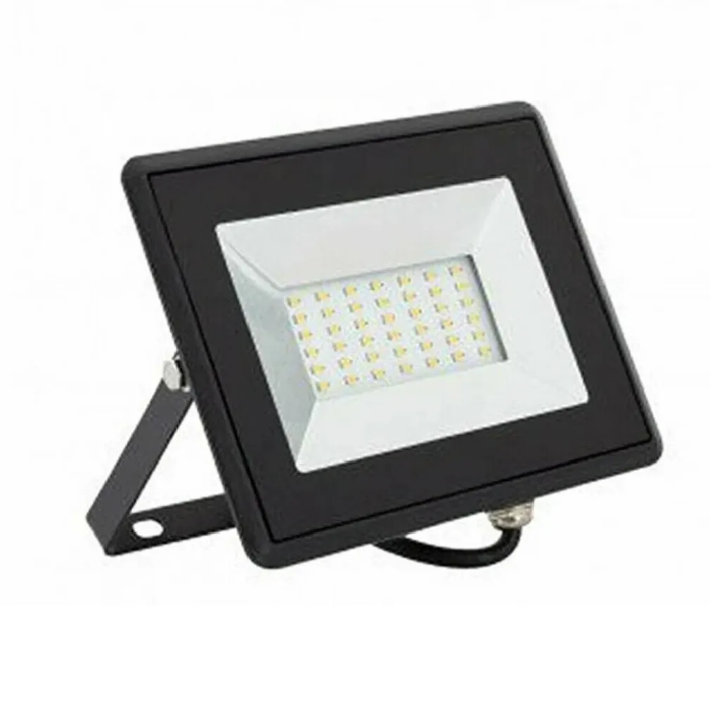 FARETTO PROIETTORE DA ESTERNO 50W NERO IP65 LUCE CALDA FREDDA NATURALE