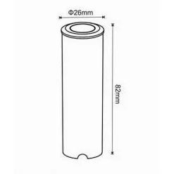 FARETTO SEGNAPASSO LED 0,5 W PUNTO LUCE DA INCASSO PER ESTERNO GIARDINO IP67 210