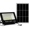 Faretto solare 800W impermeabile con pannello fotovoltaico e telecomando
