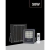 FARO A LED 50 WATT CON PANNELLO SOLARE LUCE NATURALE 4000K TELECOMANDO TK09-50W
