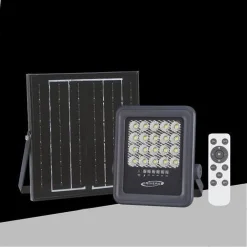 FARO A LED 50 WATT CON PANNELLO SOLARE LUCE NATURALE 4000K TELECOMANDO TK09-50W