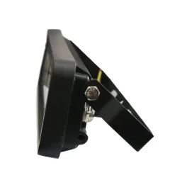 FARO A LED DA ESTERNO SLIM FARETTO SOTTILE IP65 50 WATT LED FLOOD CON STAFFA