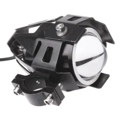 FARO ANTERIORE PER MOTO QUAD FARETTO CREE LED U 7 CON BORDO CORNICE COLORATA