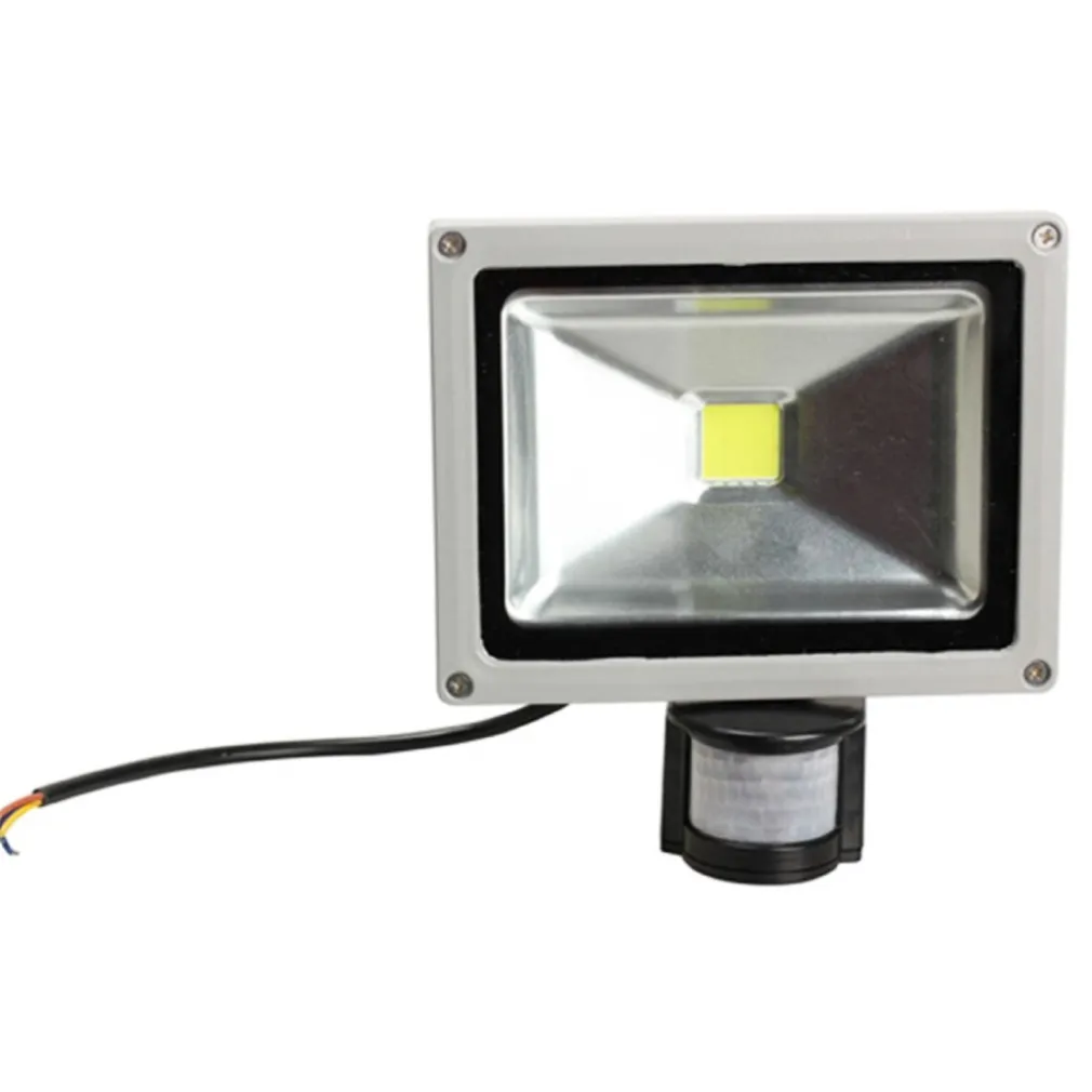 FARO DA 20W CON SENSORE DI MOVIMENTO FARETTO A LED LUCE BIANCA 220V