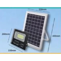 FARO FARETTO LED PANNELLO SOLARE FOTOVOLTAICO IP67 100W CON TELECOMANDO LED-8193
