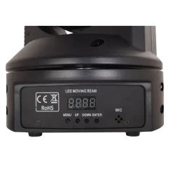 FARO FARETTO LED RGB TESTA ROTANTE EFFETTI DISCO DJ LUCE FLASH STROBO LIGHT