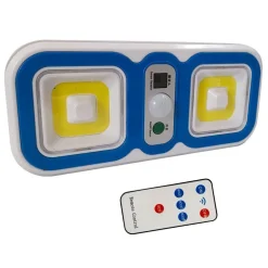 FARO FARETTO LED RICARICABILE SENSORE MOVIMENTO TELECOMANDO ARMADIO LUCE NOTTURNA