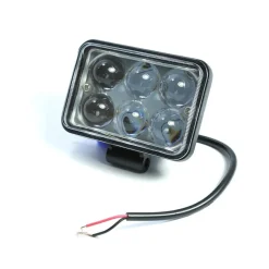 FARO LAMPADA SUPPLEMENTARE PROFONDITA' 12V 6 LED LUCE BIANCA 18W MOTO SCOOTER