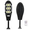 FARO LAMPIONE STRADALE PANNELLO SOLARE CON SENSORE TELECOMANDO 150LED COB ART.06