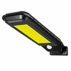 FARO LAMPIONE STRADALE PANNELLO SOLARE FOTOVOLTAICO SENSORE 210 LED COB T-210A