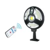 FARO LAMPIONE STRADALE SOLARE CON SENSORE DI MOVIMENTO TELECOMANDO 120 LED 1288B