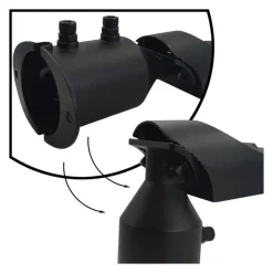 FARO LAMPIONE STRADALE ULTRA SLIM A LED 100 W INCLINABILE 90° LUCE 6500K IP65 RA-100W