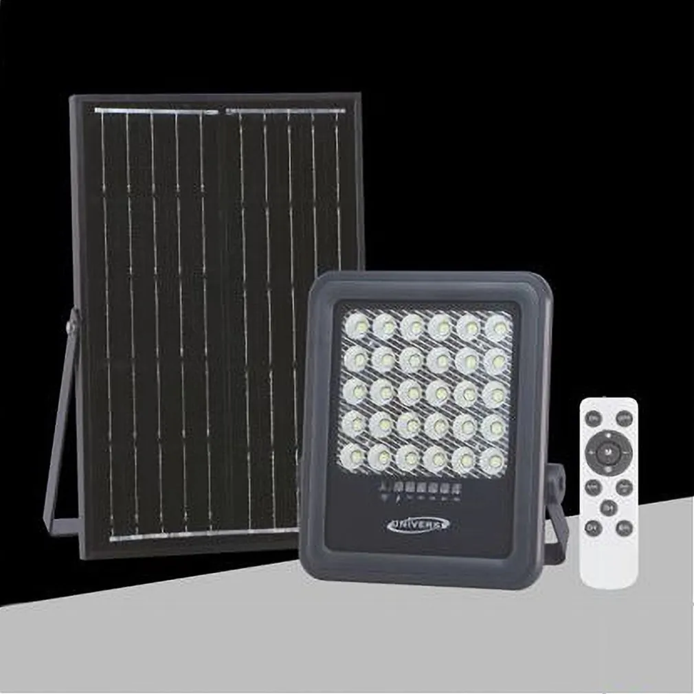 FARO LED 100 WATT CON PANNELLO SOLARE LUCE NATURALE 4000K TELECOMANDO TK09-100W