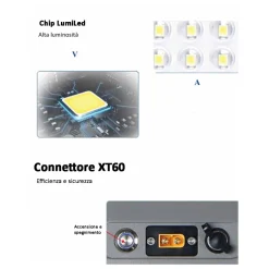 FARO LED 300 WATT CREPUSCOLARE PANNELLO ENERGIA SOLARE TELECOMANDO IP65 SL-300W