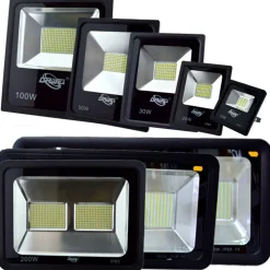 FARO LED FARETTO SUPER LUMINOSO LUCE BIANCA IMPERMEABILE PER ESTERNO SLIM IP66