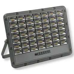 FARO LED FLOODLIGHT 2000LM IP65 GRIGIO CON PANNELLO SOLARE TELECOMANDO CCT TK08-200W-3C