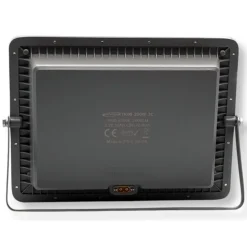 FARO LED FLOODLIGHT 2000LM IP65 GRIGIO CON PANNELLO SOLARE TELECOMANDO CCT TK08-200W-3C