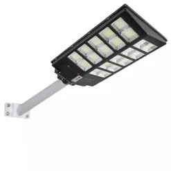 FARO LED LAMPIONE STRADALE CON PANNELLO SOLARE 1000 W CREPUSCOLARE CON STAFFA