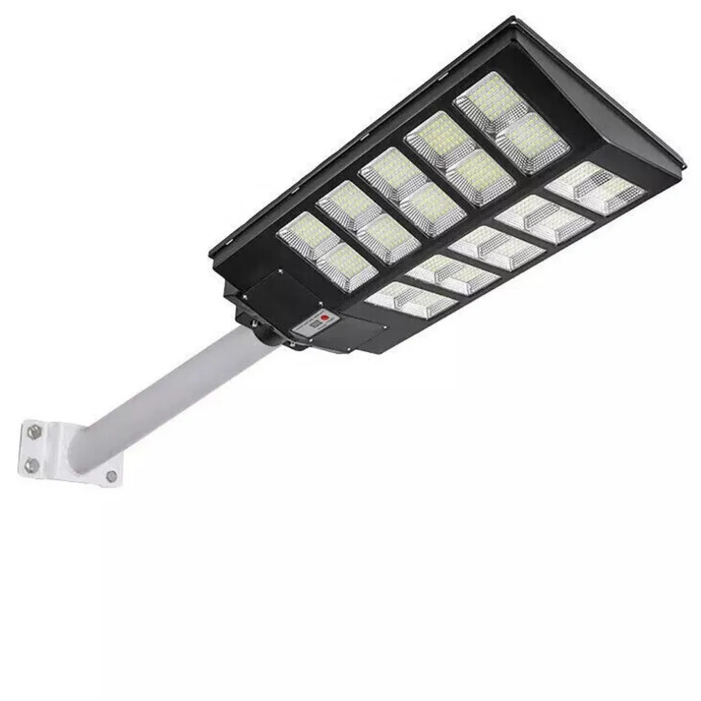 FARO LED LAMPIONE STRADALE CON PANNELLO SOLARE 1000 W CREPUSCOLARE CON STAFFA