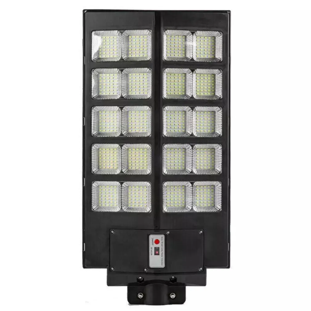 FARO LED LAMPIONE STRADALE CON PANNELLO SOLARE 1000 W CREPUSCOLARE CON STAFFA