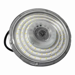 FARO LED SLIM INDUSTRIALE 100W UFO LAMPADA RIFLETTORE IP65 LUCE FREDDA HE02-100W