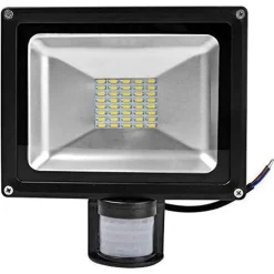 FARO LED 30W SENSORE DI MOVIMENTO ESTERNO CREPUSCOLARE LUCE PROIETTORE