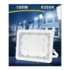 FARO LED 100W ULTRA SLIM BIANCO ESTERNO IP65 LUCE FREDDA NATURALE CALDA FS100W-B