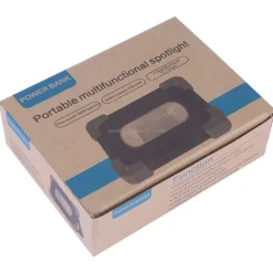 FARO LUCE A LED SPOTLIGHT RICARICABILE CON PANNELLO SOLARE PORTATILE 30W 1500LMN