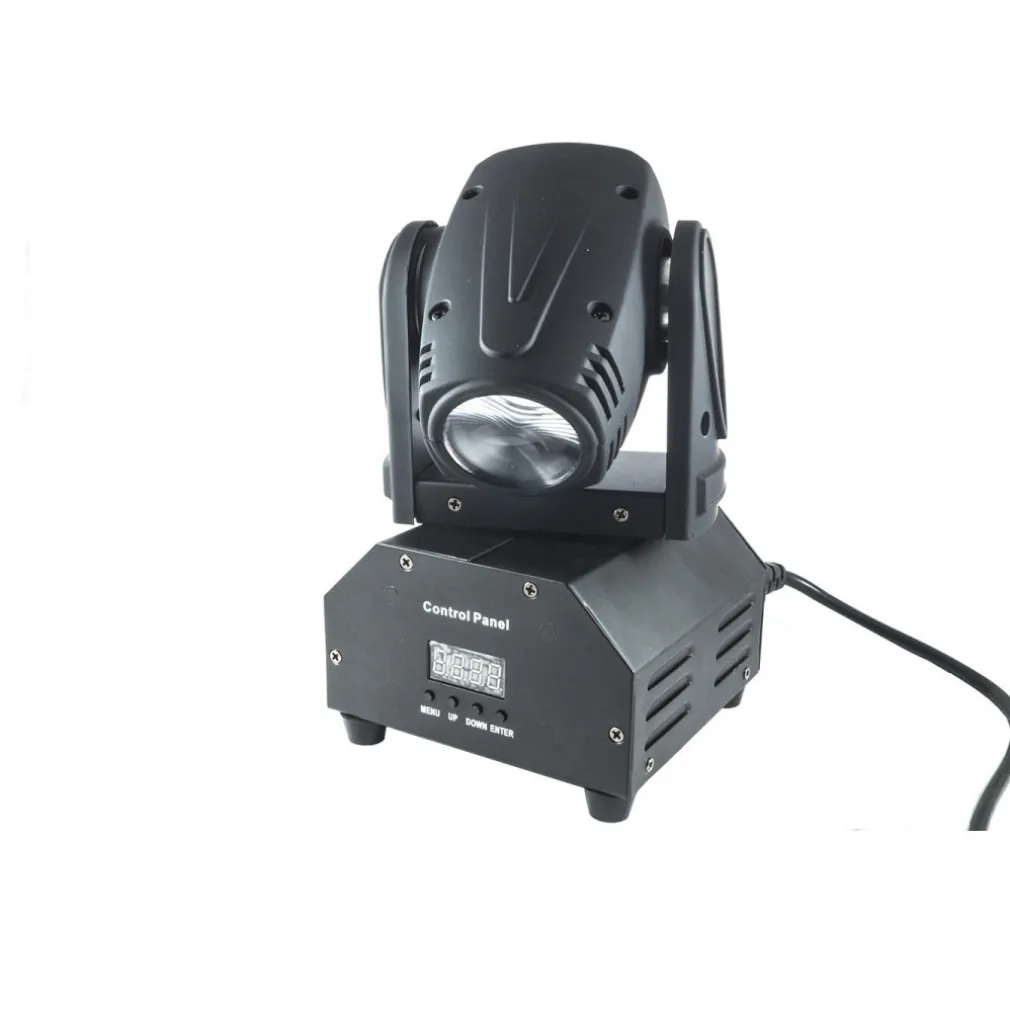 FARO PROIETTORE 1 LED RGB TESTA ROTANTE EFFETTI DISCO DJ LUCE FLASH COLOR LED