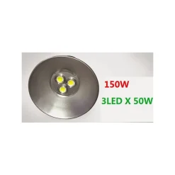 FARO PROIETTORE FARETTO CON CAMPANA INDUSTRIALE A LED 150WATT LUCE BIANCO FREDDO