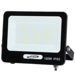 FARO PROIETTORE SMD LED FLOODLIGHT 100W SLIM IP65 NERO LUCE 3000K 4000K 6500K EK05-100W-N