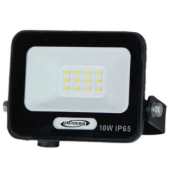 FARO PROIETTORE SMD LED FLOODLIGHT 10 W SLIM IP65 NERO LUCE 3000K 4000K 6500K EK05-10W-N