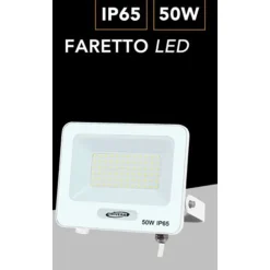 FARO PROIETTORE SMD LED FLOODLIGHT 50 W SLIM IP65 LUCE 3000K 4000K 6500K EK05-50W