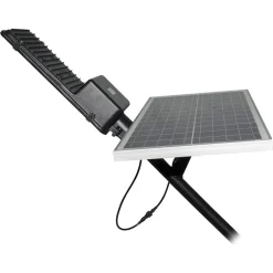 FARO STRADALE LAMPIONE SOLARE LED 200WATT CREPUSCOLARE DIMMERABILE IP65 S03-200W