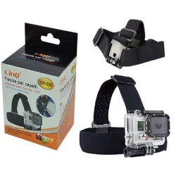 FASCIA BANDA CINGHIA TESTA CAPELLI GOPRO EROE 4/3+/3/2/1 ROTANTE 360° SPORT GP-033