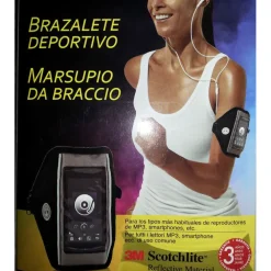 FASCIA BRACCIO PORTA CELLULARE SMARTPHONE PALESTRA CORSA SPORT CUSTODIA MARSUPIO