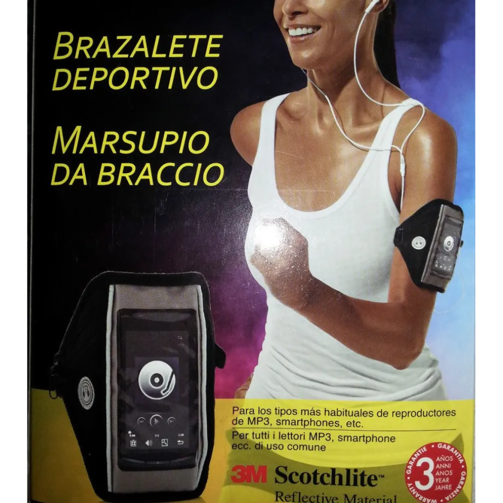 FASCIA BRACCIO PORTA CELLULARE SMARTPHONE PALESTRA CORSA SPORT CUSTODIA MARSUPIO