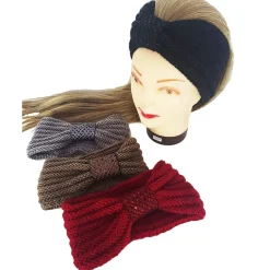 FASCIA ELASTICA LANA PAILLETTES ANNODATA RETRO FERMA CAPELLI TESSUTO ACCESSORI