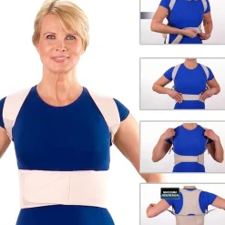 FASCIA POSTURALE TUTORE CORRETTORE POSTURA SCHIENA RADDRIZZA SPINA DORSALE