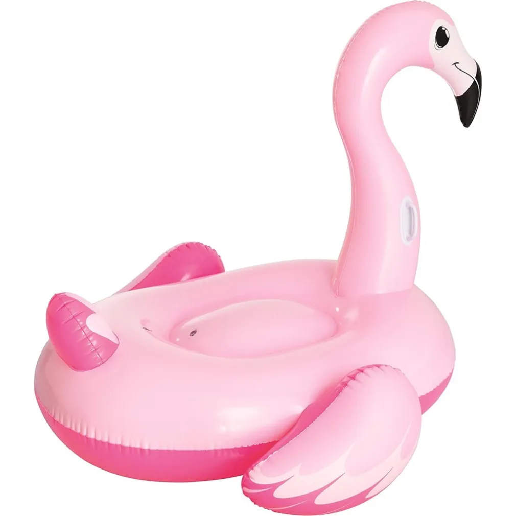 FENICOTTERO GONFIABILE 191X178CM CAVALCABILE CON MANIGLIE ESTATE PISCINA MARE 016103