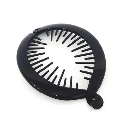 FERMACODA PESCE TONDO 12 CM BANANA PETTINE CAPELLI FERMA CODA CODINI CODINO