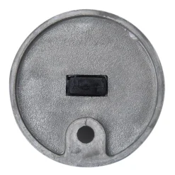 FERMAPORTA FERMA PORTA SEMI CIRCOLARE IN METALLO CON GOMMA ANTIGRAFFIO